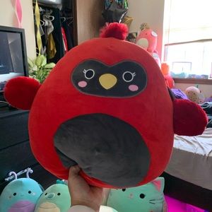 12” cazlan the cardinal squishmallow